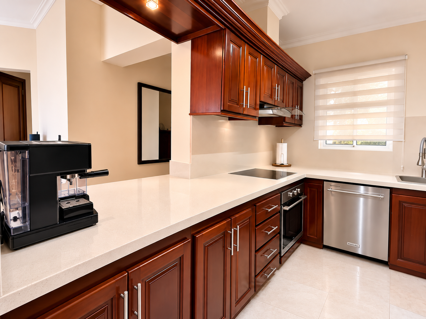 Cocina equipada y renovada